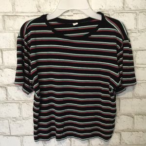 Striped crop top